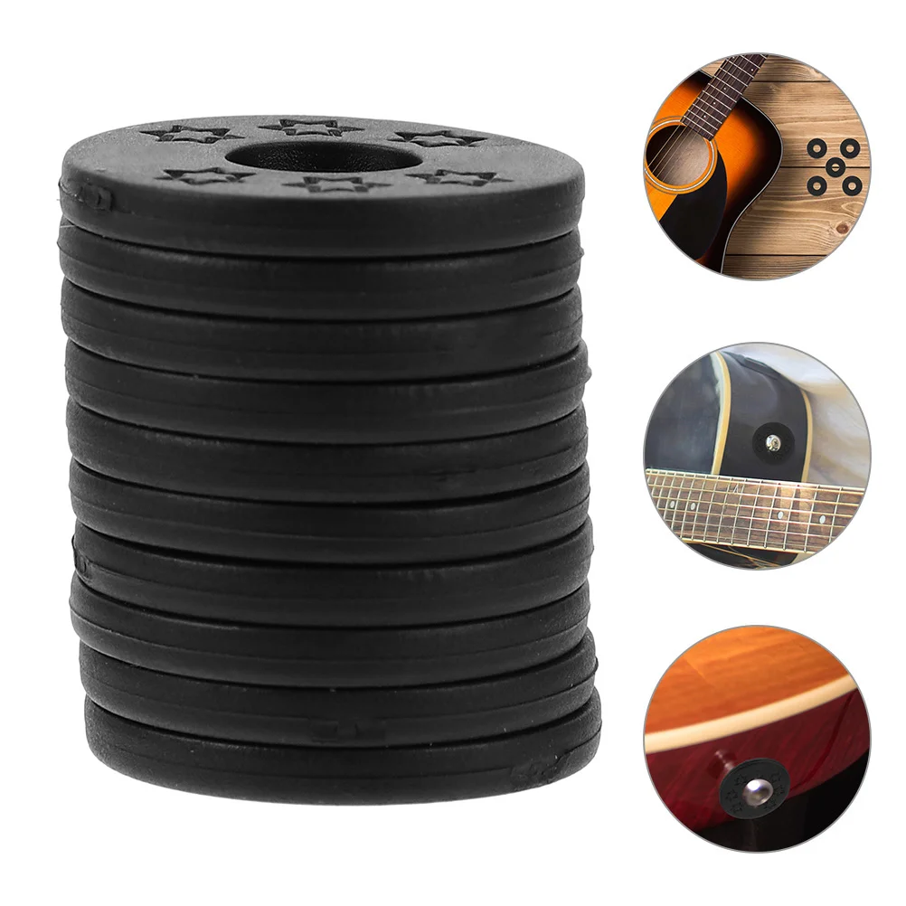 

20Pcs Guitar Strap Lock Washers Silicone Flexible Secure Guitar Strap Protectors for Performance Electric Acoustic Bass