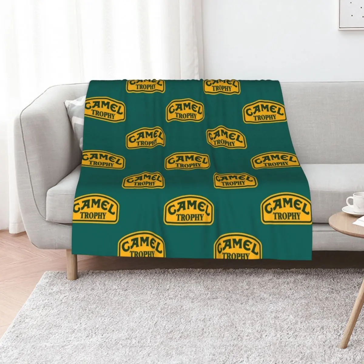 CAMEL TROPHY Throw Blanket Shaggy heavy to sleep Thin Flannels Sofa Personalized Gift Blankets