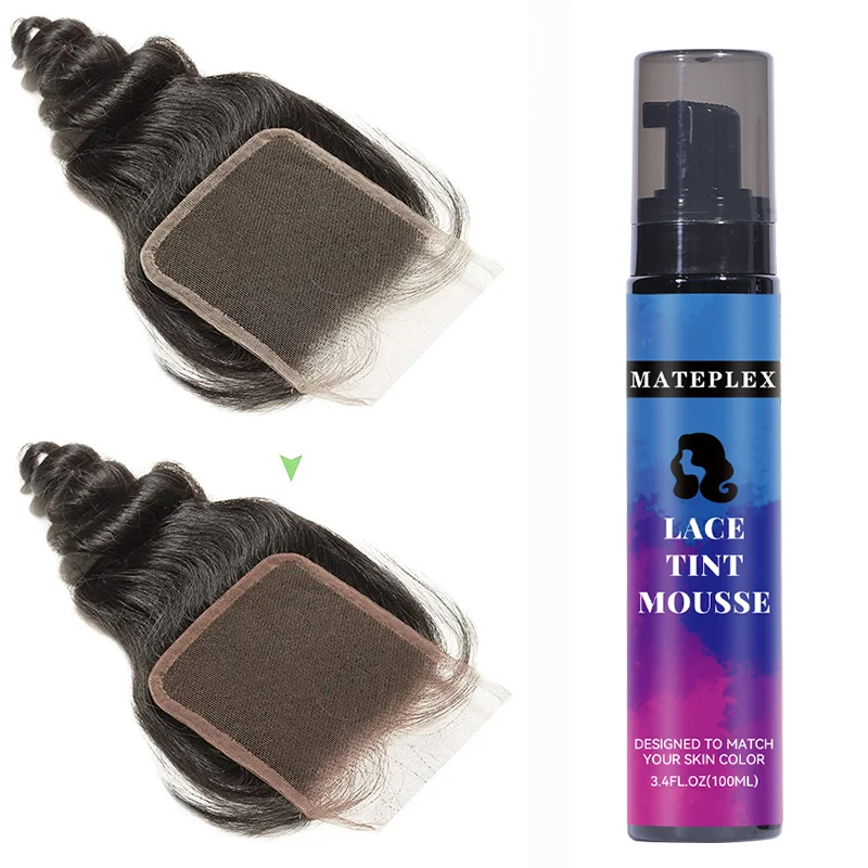 Impermeável Quick Dry Lace Tint Mousse, Forte Segure Spray, Grids Corretivo, Headband Peruca Acessórios, Private Label