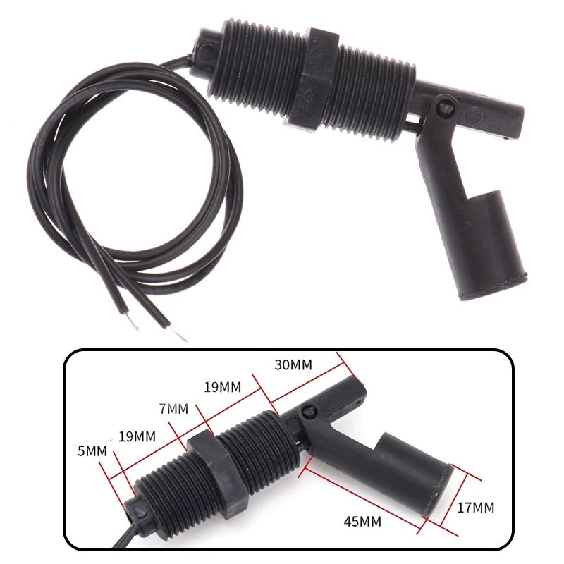 1Pc Plastic Ball Float Switch Water Level Switch 12V-110V Water Level Switch Liquid Level Sensor PP