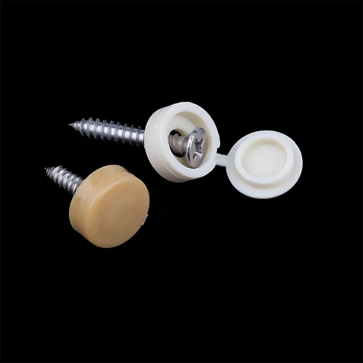 M4 M5 Plastic Connected Thickened Screw Decorative Cover Self Tapping Screw Protective Hole Plugs Furniture Cover Cap