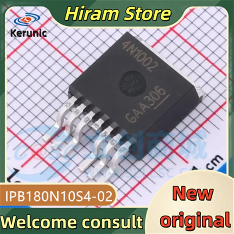 

3PCS 4N1002 New and original IPB180N10S4-02 IPB180N10S4 IPB180N1