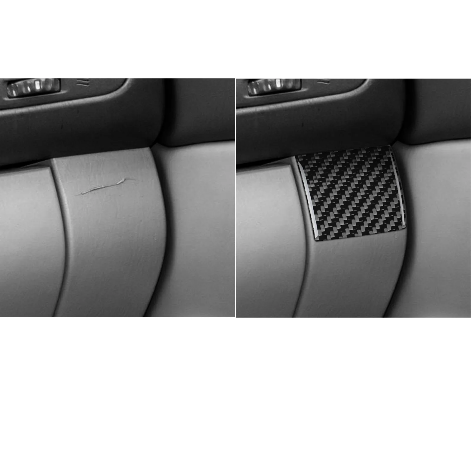 For Lexus LX470 For Toyota Land Cruiser 1998-2002 Carbon Fiber Glove Storage Both Sides Panel Cover Trim Car Accessories Sticker view 4