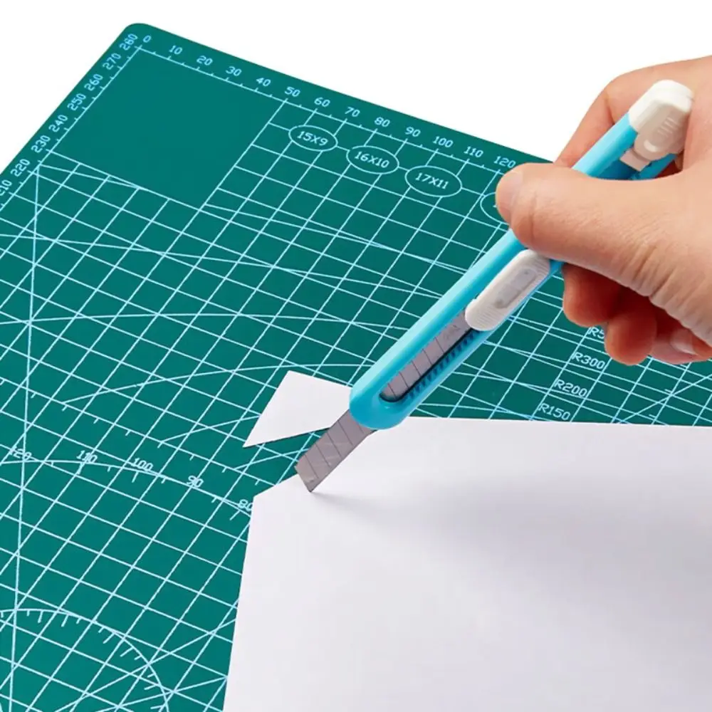 Portable PVC Cutting Pad A3-A4/A4-A5 Size Switching Waterproof Carving Board Foldable Workbench Pad Paper Cutting