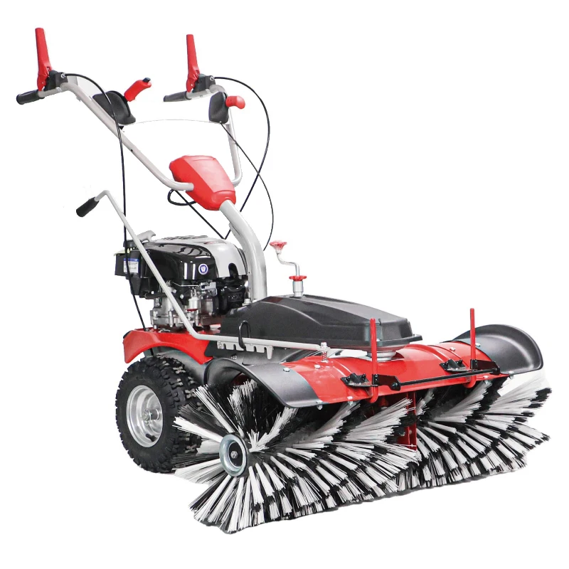 Power broom outdoor snow plow