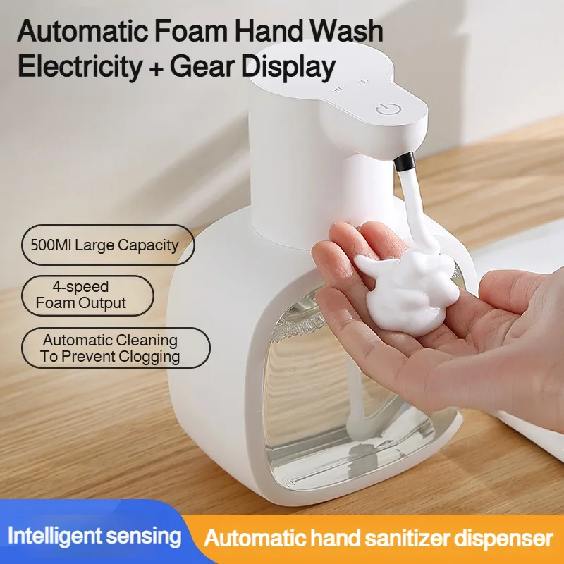 

Настенный автоматический дозатор мыла с интеллектуальным индукционным датчиком, водонепроницаемый, для ванной, кухни и домашнего использования