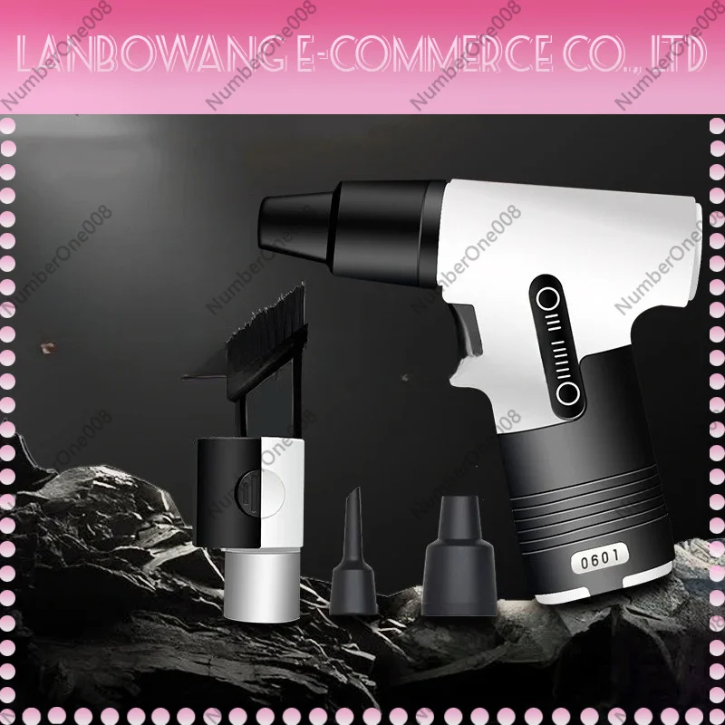 130000RPM Brushless Air Blower 7.4V 3000mAh, Turbo Jet Fan Handheld Duster for Car Cleaning Computer Keyboard