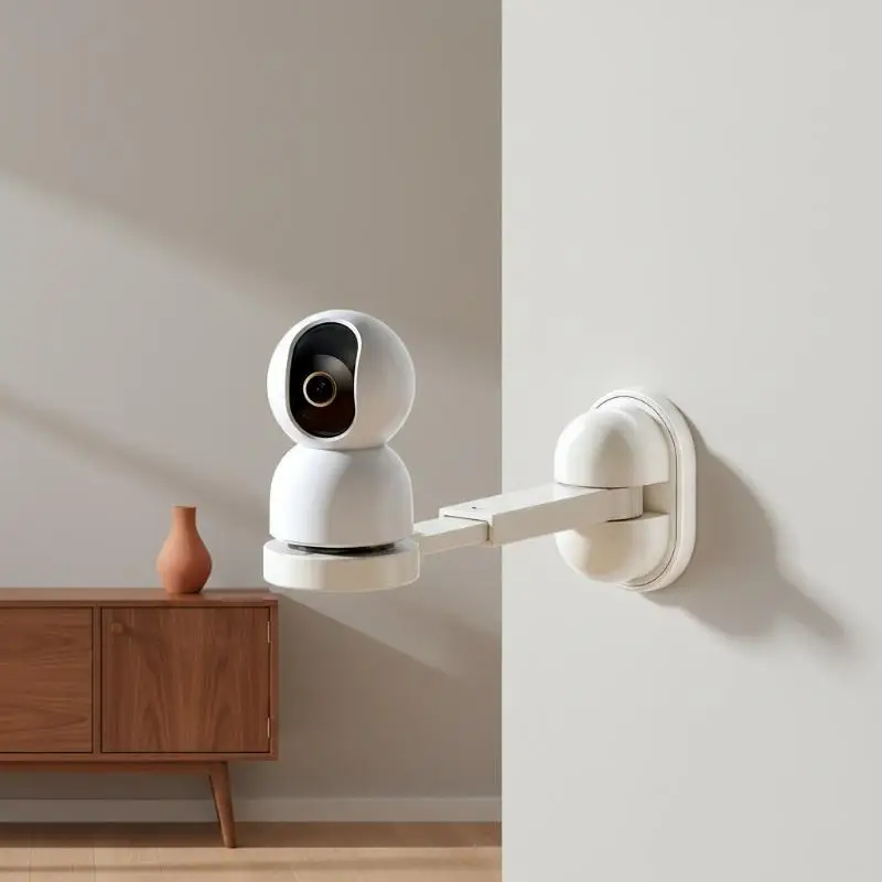 Camera Bracket Punch Free Adjustable Retractable Storage Shelf Holder for Rental Home CCTV Baby Monitor Cameras