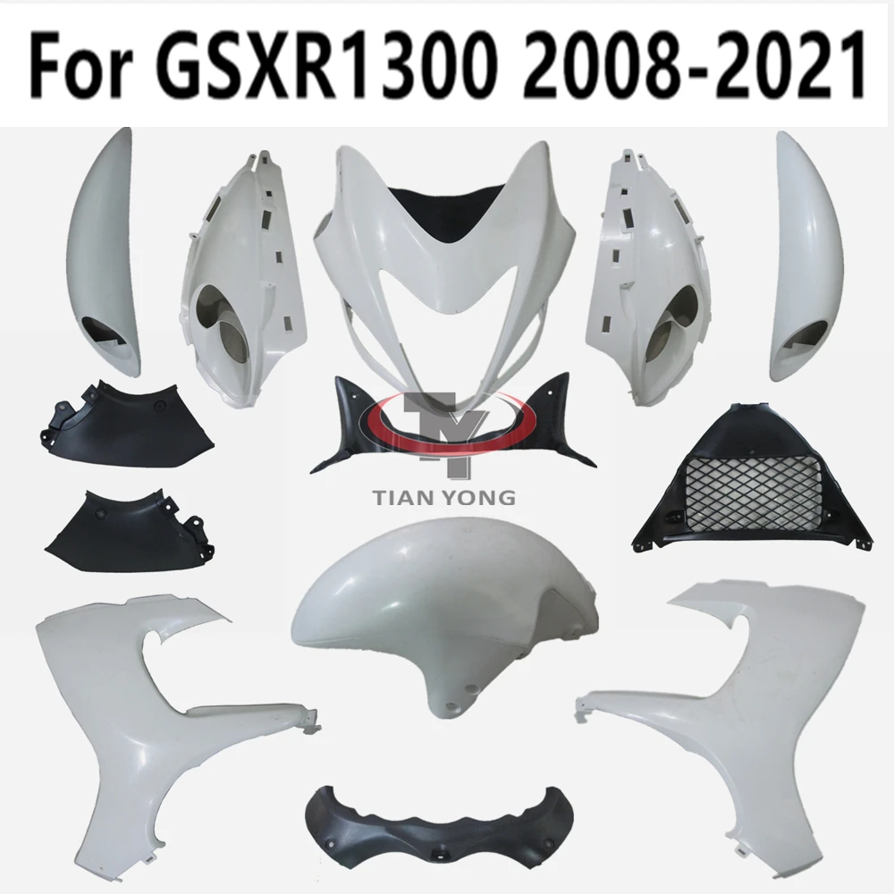 Bodywork Components For GSXR1300 GSXR 1300 2008-2009-2010-2012-2014-2016-2020-2021 Motorcycle Unpainted Fairing Plastic parts