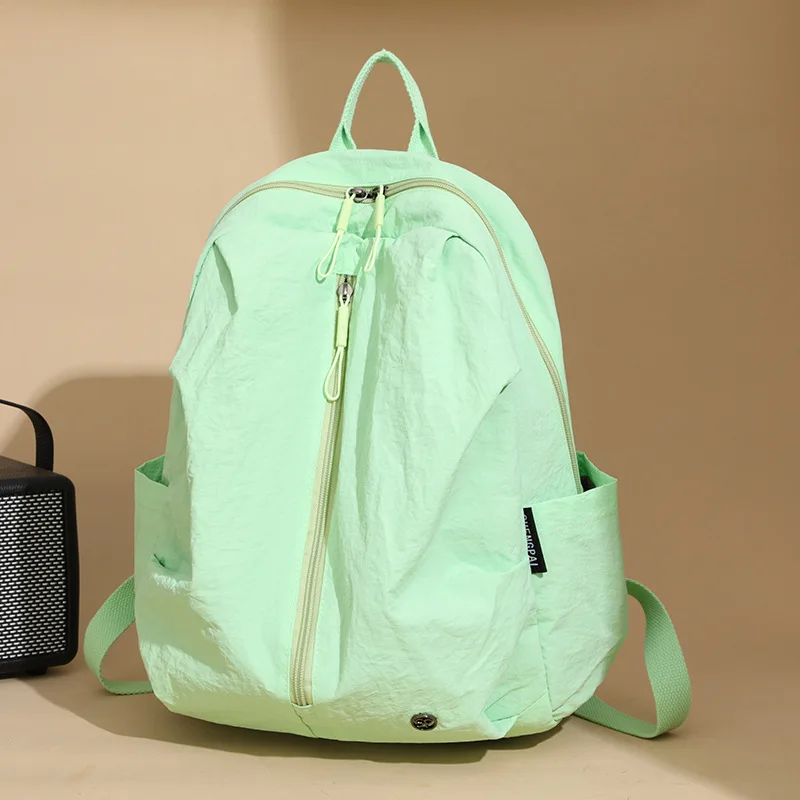 2026 New Lightweight Waterproof Nylon Double Shoulder Bag for Outdoor Travel And Climbing Large Capacity Backpack Tour Small ...