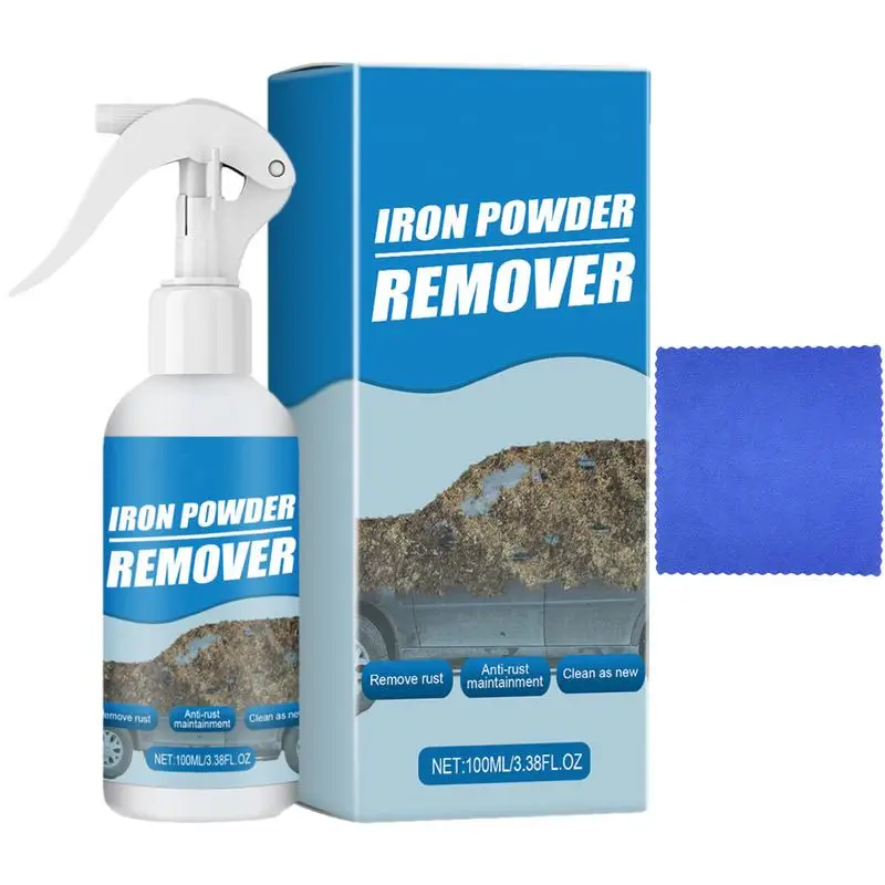 Rust Remover For Metal Rust Dissolver Rust Cleaner Rust Stain Remover Car Cleaning Supplies 100ml Rust Remove Spray Rim Cleaner