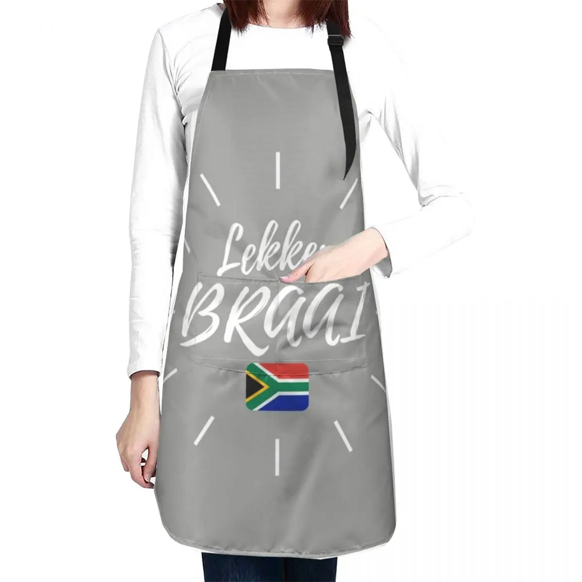 Lekker Braai - South Africa Apron innovative kitchen and home items with personal logo Apron