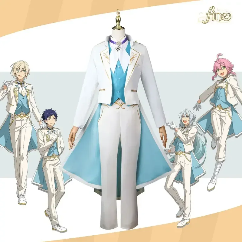 Anime Ensemble Stars Hibiki Wataru Fushimi Yuzuru Tori Himemiya Tenshouin Eichi Cosplay Costume Fine Team Man Woman Swallowt MN1