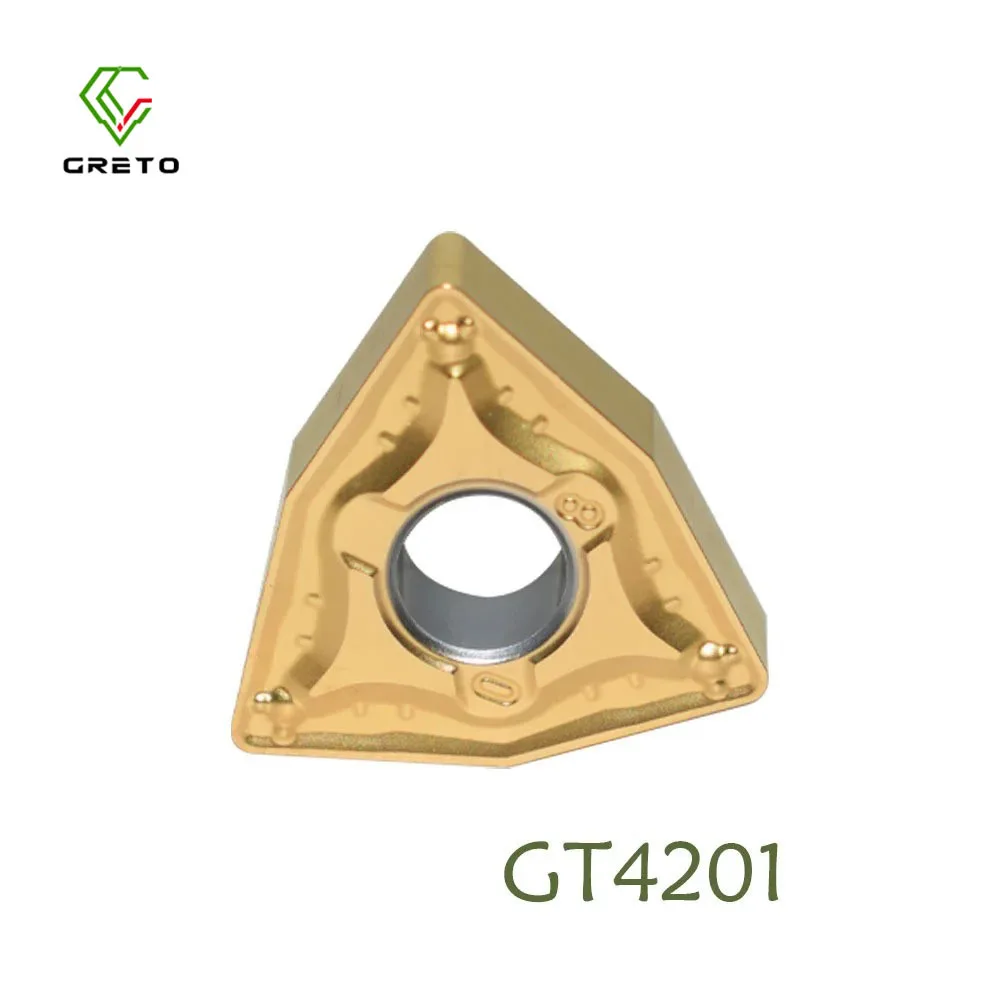

GRETO WNMG0808-GPC GT4201 карбидные пластины резаки токарный инструмент WNMG432 WNMG 080408 WNMG08