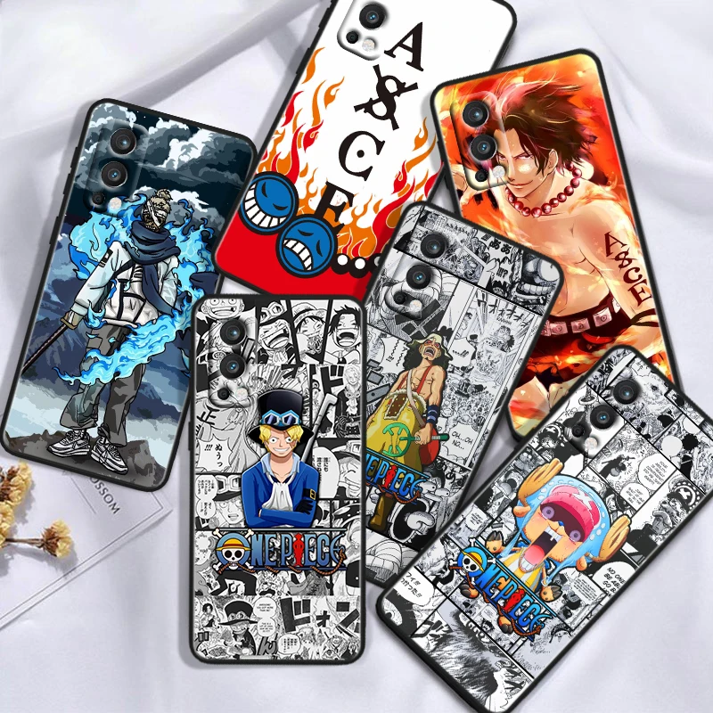 

Hot Anime One Piece For OnePlus 11 10T 10R 9R 8T 7T Nord N300 N200 N100 2T CE2 Lite N20 N10 Pro Black Soft Phone Case