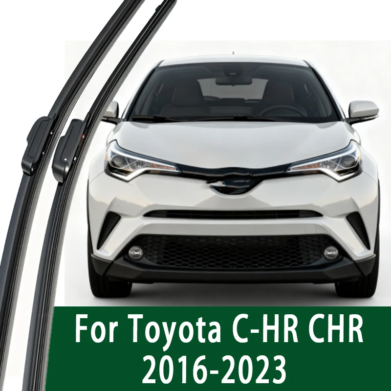 

Front Wiper Blades For Toyota C-HR CHR 2016 2017 2018 2019 2020 2021 2022 2023 Windscreen Windshield 26"16"