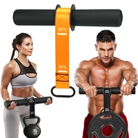 Rodillo de muñeca para entrenador de fuerza del antebrazo con mango antideslizante grueso, cinturón ajustable, equipo de Fitness para entrenamiento en casa, duradero