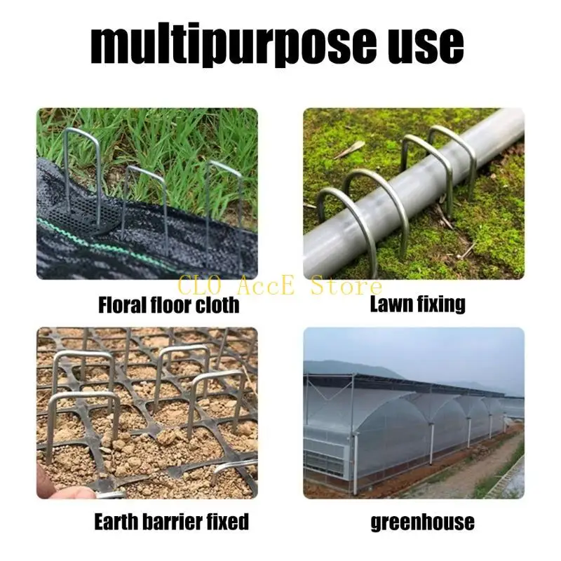 

16FE Ground Stakes set Metal Tent Stakes set for Effective Hold in Outdoor Activity