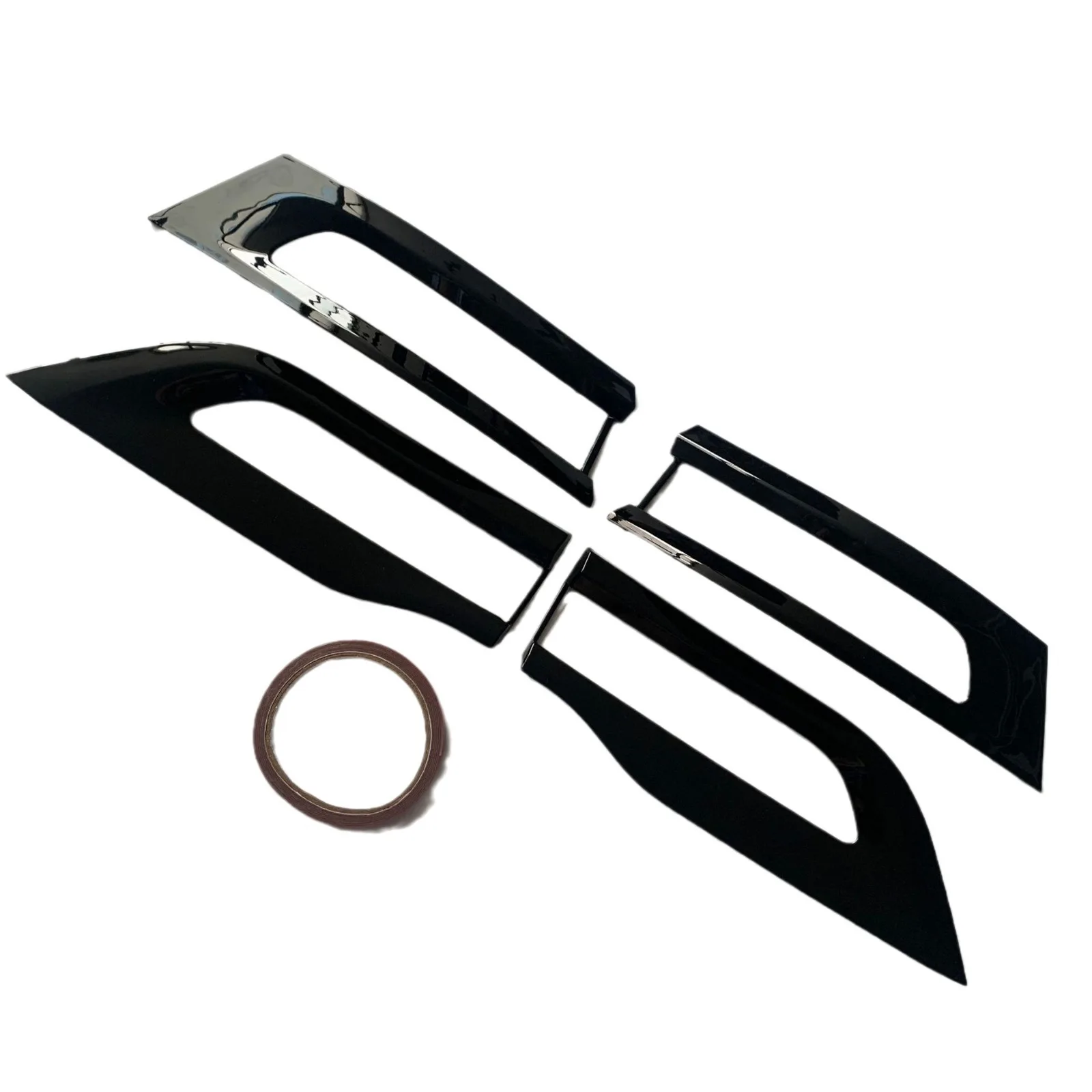 لشريط الضوء الخلفي لسيارة جيب جراند شيروكي مع إطار زخرفي للباب الخلفي الأسود اللامع 68219812AA 68219813AA