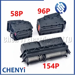 58/96/154 Pin Diesel Common Rail Engine Computer Board ECU Plug Connector 1928404781 1928404916 1034486098-05 For EDC16/17