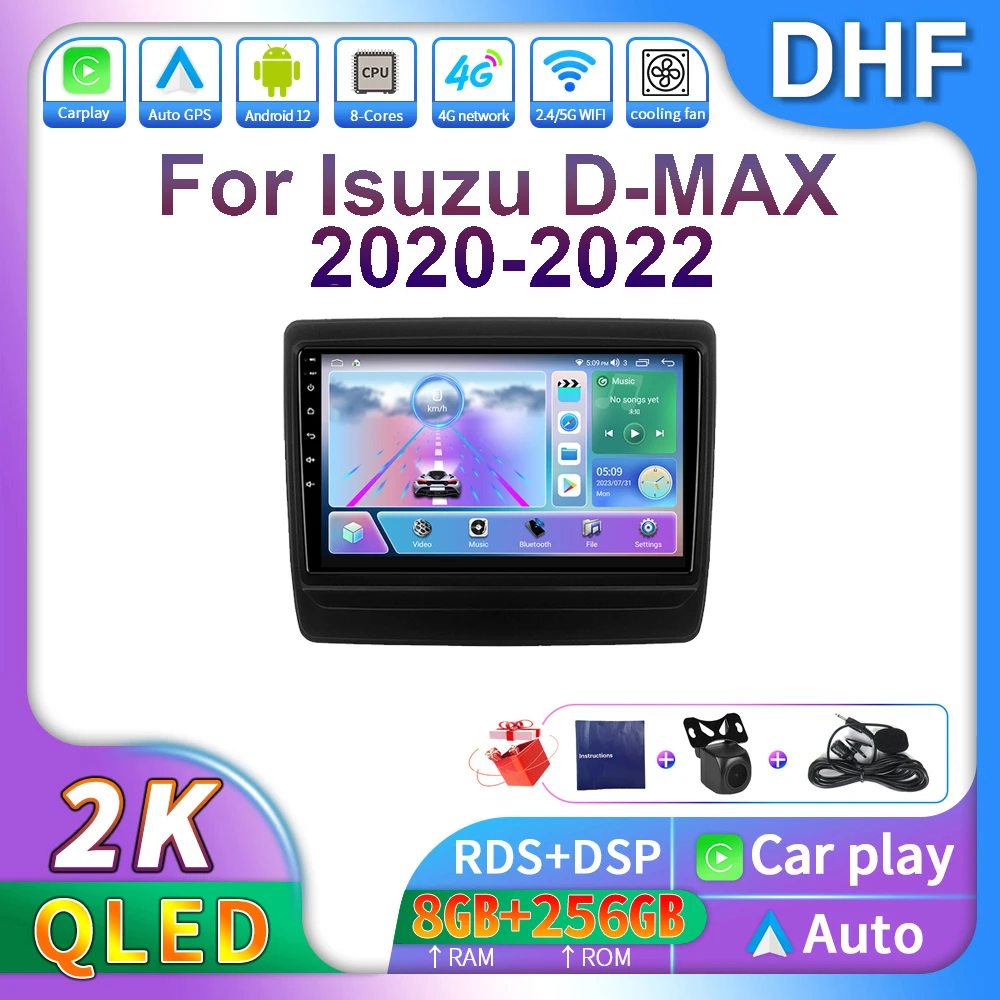 

DHF Android 13 Car Radio For lsuzu D-MAX 3 RG 2019 - 2023 Stereo Auto Multimedia Video Player Navigation GPS 4G Carplay 2 din