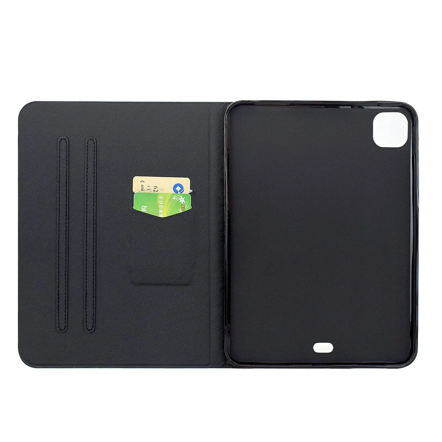 For Xiaomi Pad 7S Pro 12.5 Case Pattern Printing Stand Leather Tablet Cover with Card Slots - Starry Night Cat