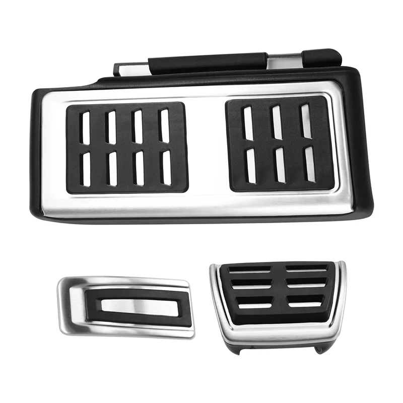 

Nuevo-acero inoxidable para Golf MK7 AT 1997-2019 Pedal acelerador freno reemplazo goma antislizante diseño estético portivo