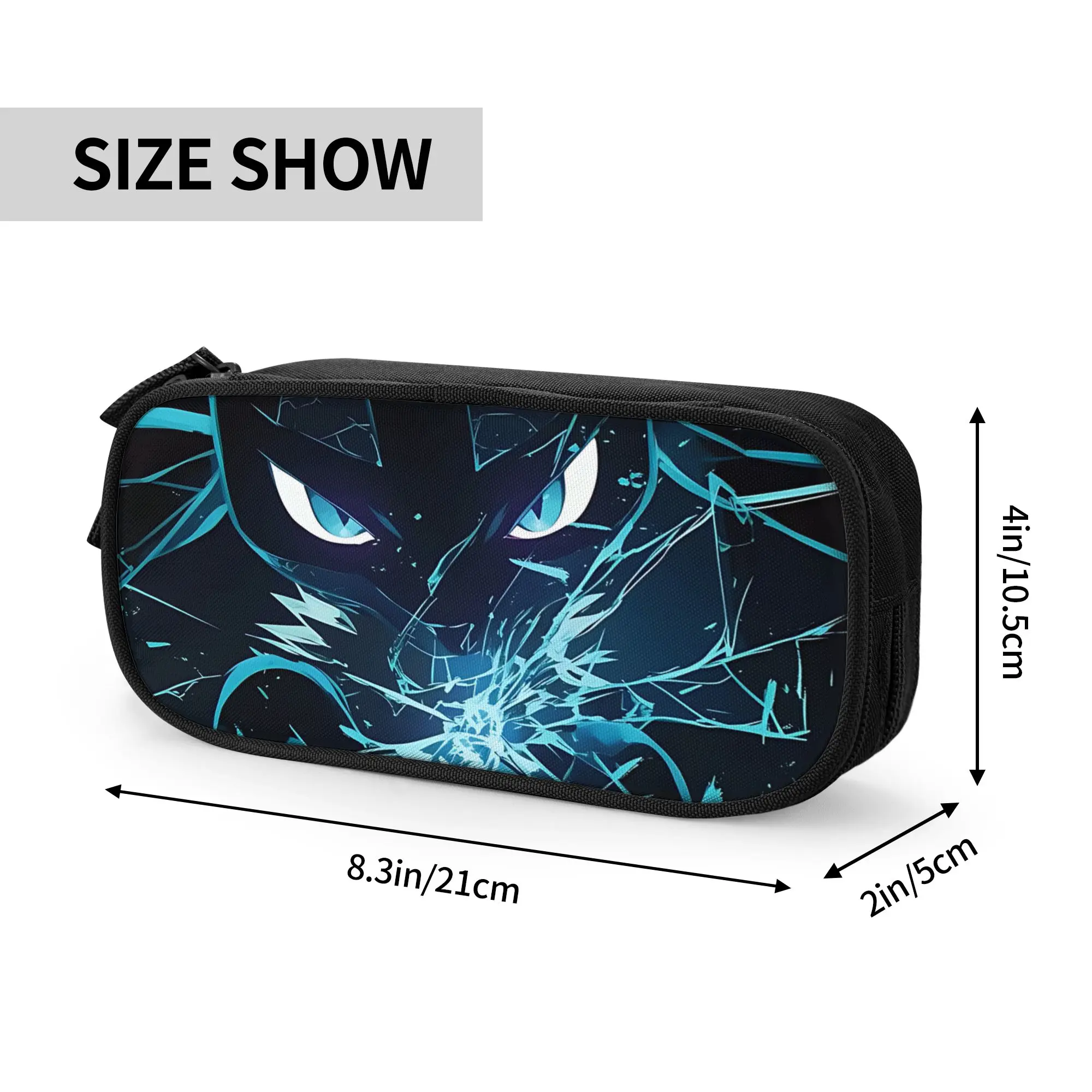 Custom pokemon Broken Lucario Large Capacity Bags for Child  Handheld Study Bag for Boys Gilrs Kids