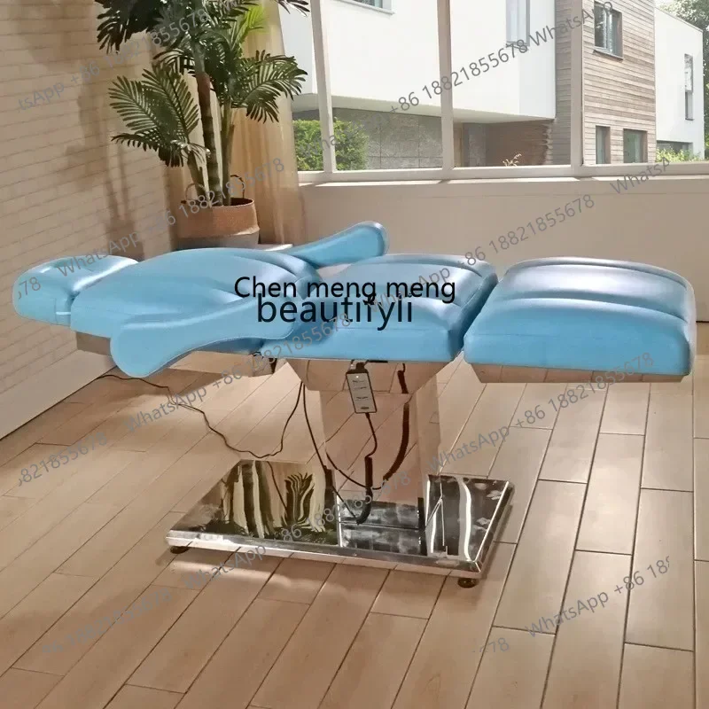 D178 D9 Manufacturer electric beauty bed stainless steel micro-finishing beauty salon pedicure chair tattoo embroidery transplan 5