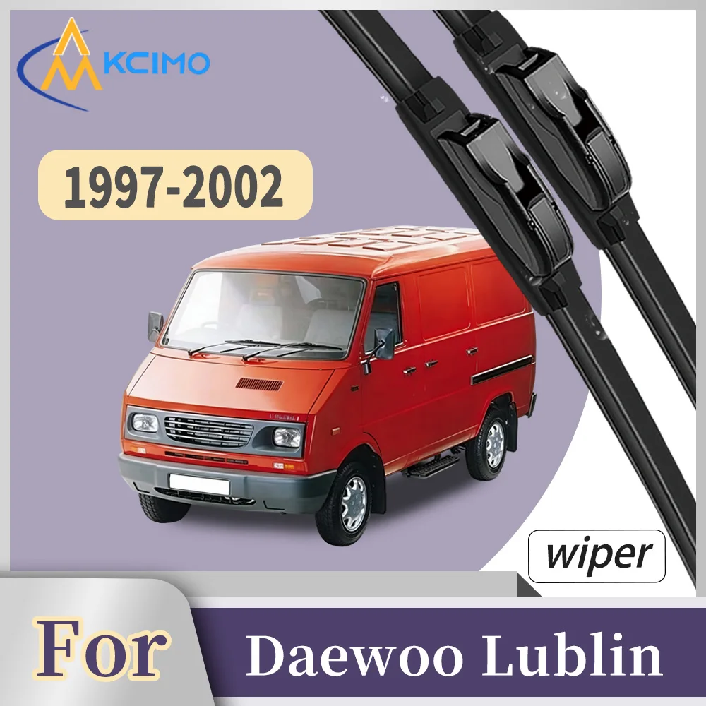 

Premium Rubber Front Windscreen Wiper Blades For Daewoo Lublin 1997-2002 Quiet Smooth Wiping Waterproof Windshield Kit 2Pcs