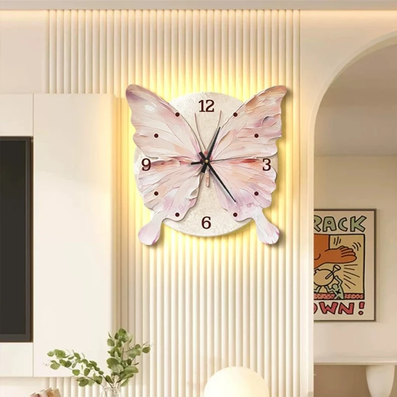Upgrade Fashion Wall Clock Premium Night Light Nordic Modern Digital Wall Clock Aesthetic Horloge Murale Home Decor Items
