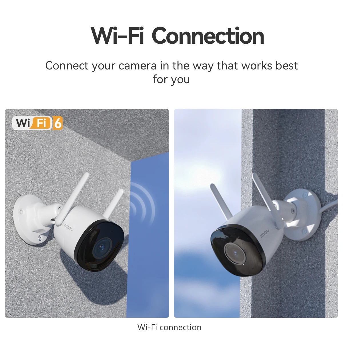 IMOU Bullet 3C 5MP cámara IP al aire libre WIFI detección de vehículos IP67 visión nocturna protección de seguridad cámaras de Monitor de hogar inteligente