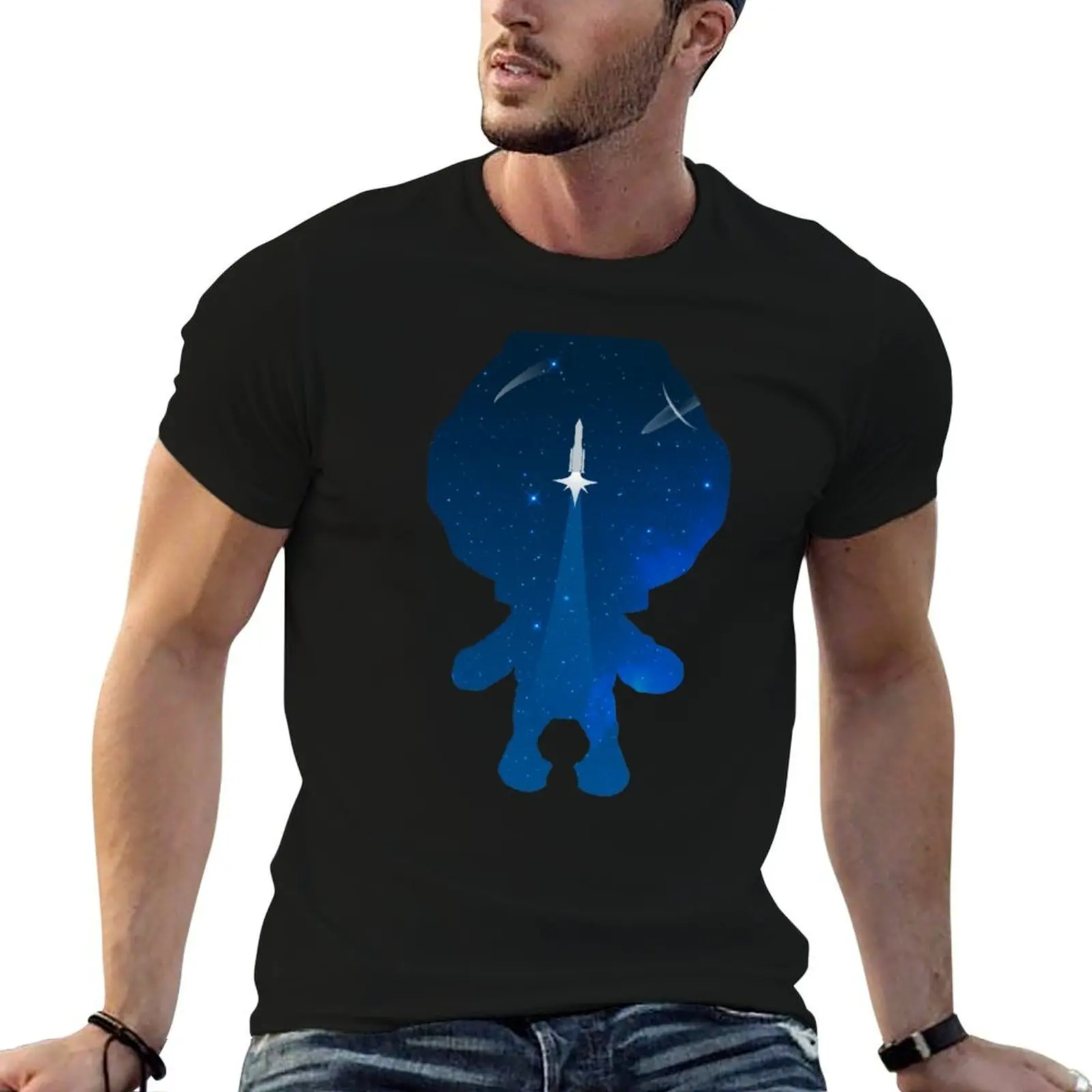 

Little Astronaut T-Shirt cotton t shirt man man t shirts for men T-Shirt