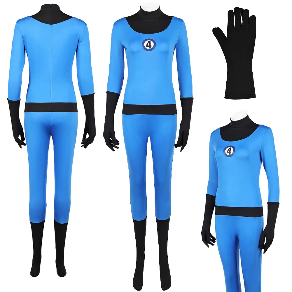 

Fancy Dress Susan Storm Cosplay For Women Clothing 2025 Movie 4 Pieces Fantastic Costume Adult Woman Roleplay Party Outfits