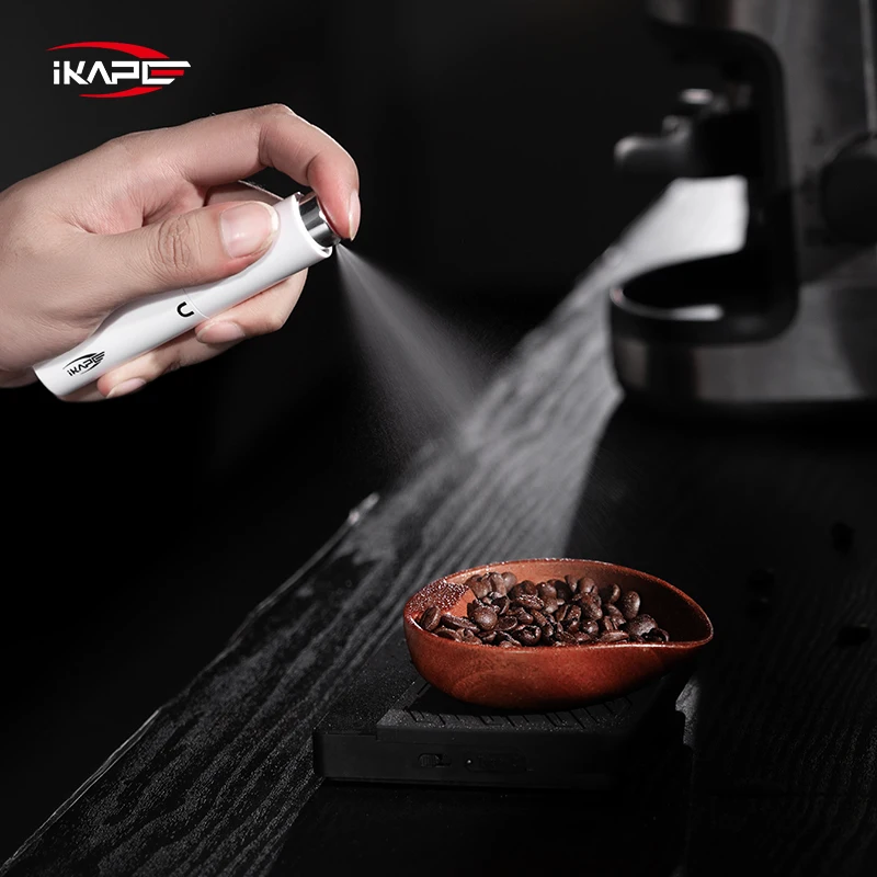 IKAPE RDT Sprühflasche Glas Espressomaschine Zubehör 10 ml Kaffeebohne Antistatisches Sprühflaschen-Set Kaffeebar-Zubehör
