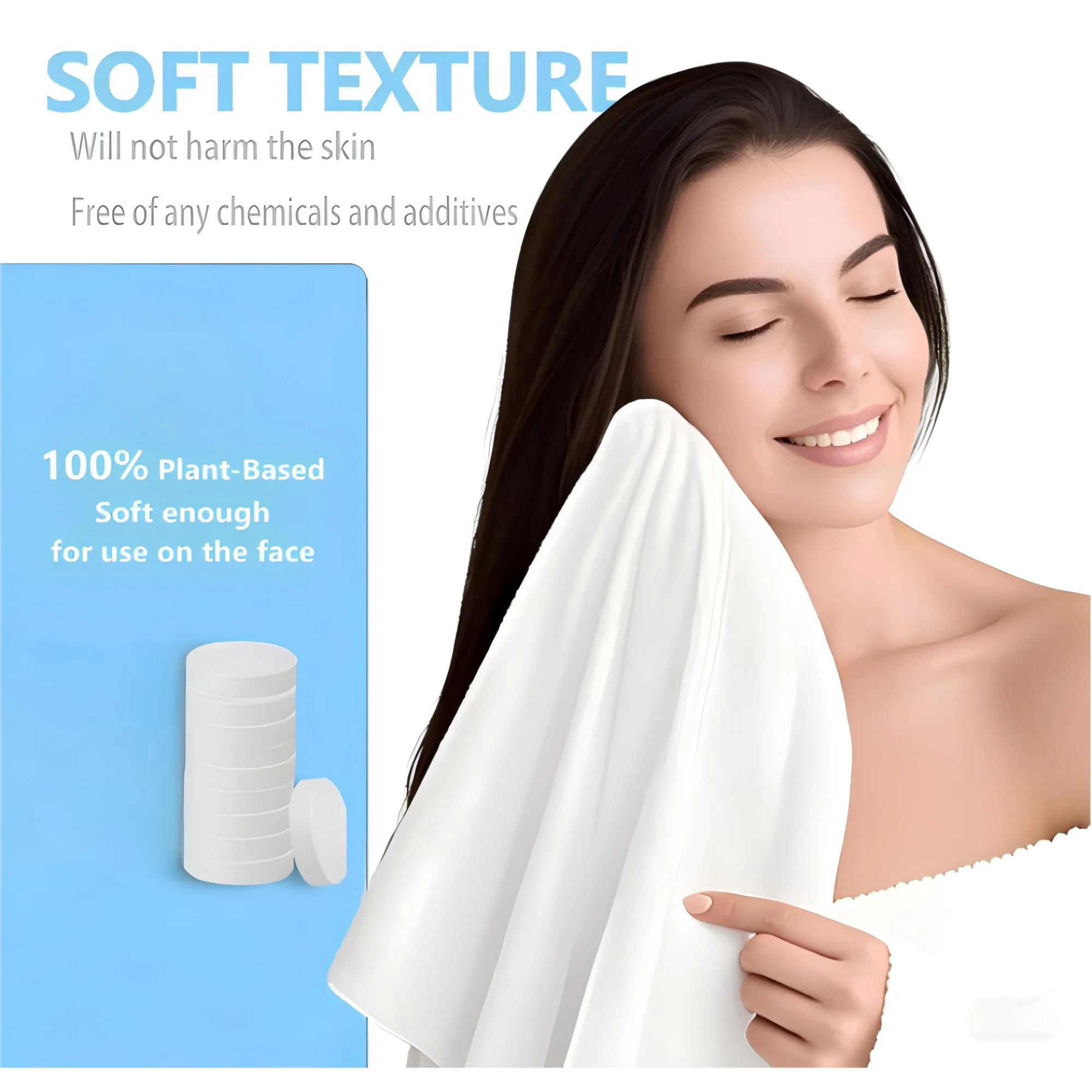 4pcs Disposable Bath Towels La - Spa Towel ulasan dan harga