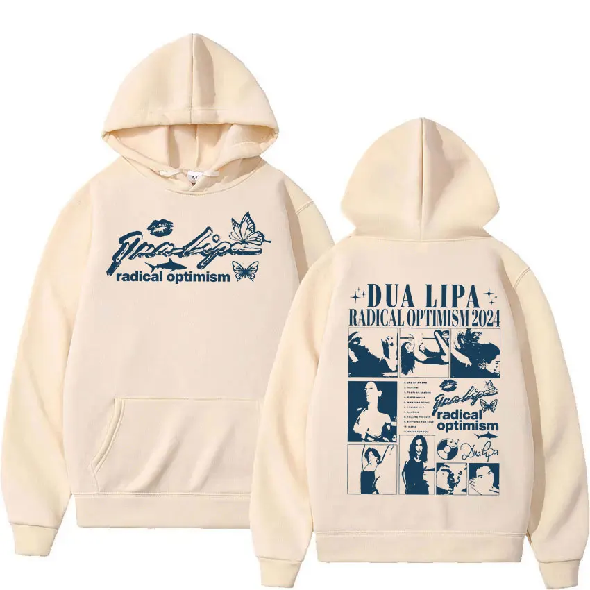 Dua-lipa Radical Optimism Album Hoodie For Man Women Retro Fashion Trending Clothing Sweatshirt Oversized Comfortable Streetwear