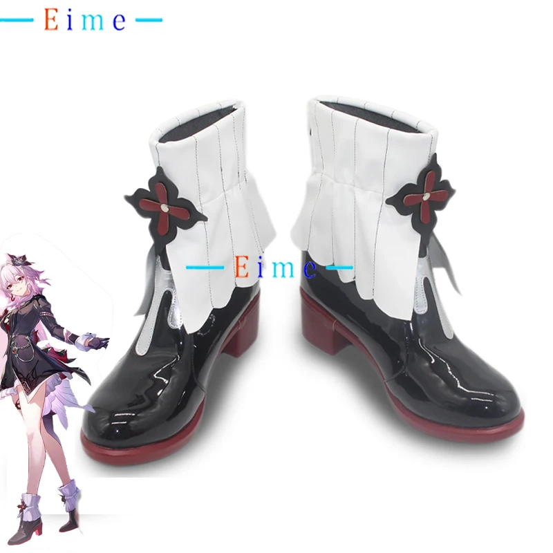 

Game Honkai Star Rail March 7th Cosplay Shoes PU Shoes Halloween Carnival Boots Cosplay Props Custom Made