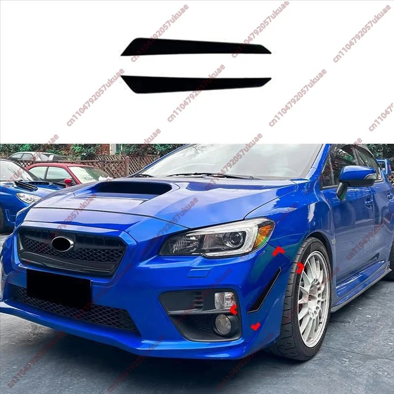 

Front Bumper Side Splitter For Subaru WRX STi VA MK1 2015-2021 Car Bumper Lip Spoiler Diffuser Side Wind Knife Blade Body Kits