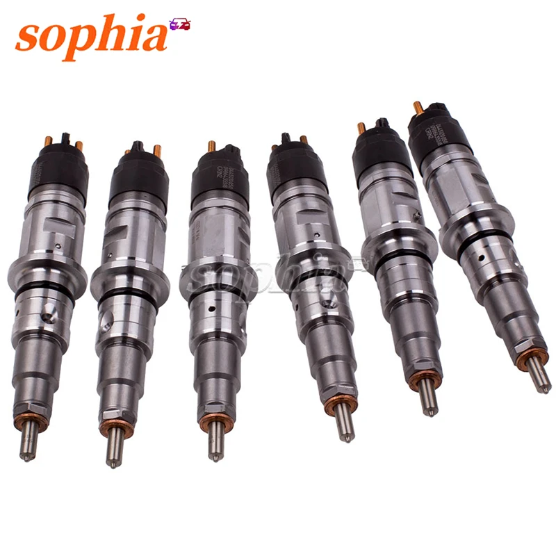 

New 6Pcs Diesel Fuel Injector 0445120050 for Dodge Ram 25003500 6.7L Pickup 4X4 0445120185 0986435518