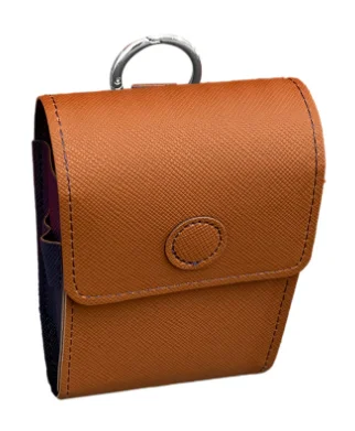 Golf Ball Bag Rangefinder MagneticCase Instrument Shockproof Waterproof Diastimeter Leather Case Golf Portable Waist Storage Bag