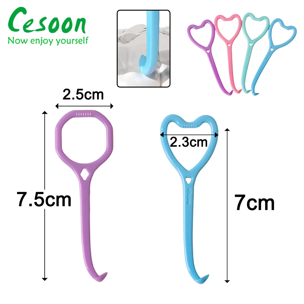 10Pcs Aligner Remover Hook Dental Invisalign Removal Hook for Orthodontic Braces Extractor Plastic Portable Oral Care Dentistry