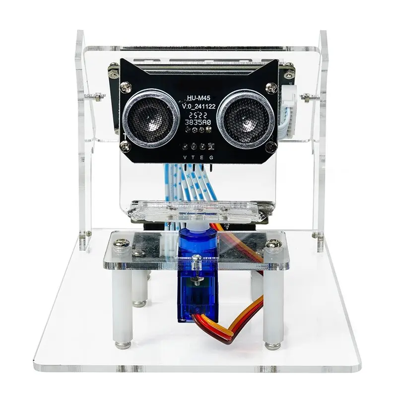 B03B-Ultrasonic Wave Simulation Radar Scanner For Students-DIY Programming Learning Electronic Kit