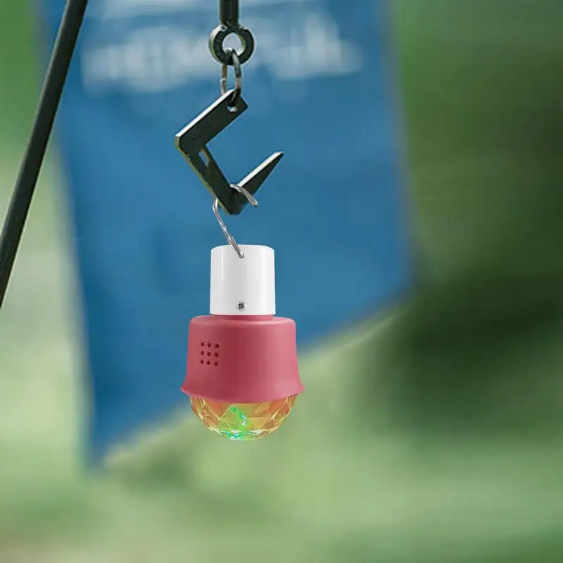 Lampu pesta warna-warni, lampu dekorasi kegiatan ulang tahun lampu bola disko USB berwarna RGBW dalam ruangan