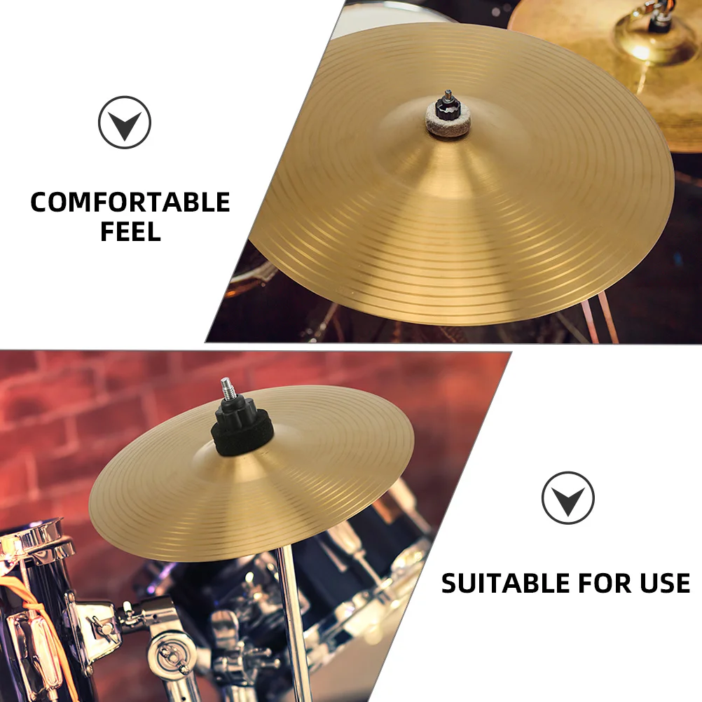 Jazz Drum Cymbals Practice Metal for Drums Crash Replacement Copper Musical Instrument