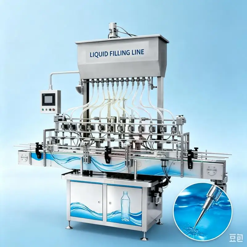 Heavy Duty Liquid Filling Machine Automatic Piston Filler Stainless Steel Construction Accurate Filling System For Factory Use