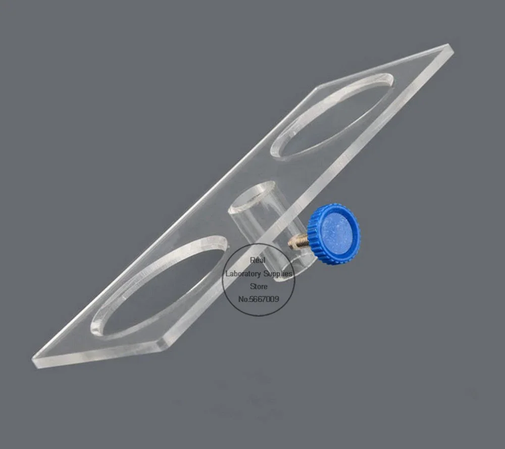 1PCS Organic Glass Funnel Stand PMMA Support Rack Lab Supplies with 2holes or 4holes Pore Size 35mm