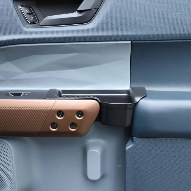 For Ford Maverick 2022-2025 Door Side Storage Box Front Rear Door Handle Tray Organizer Tidying Car Accessories