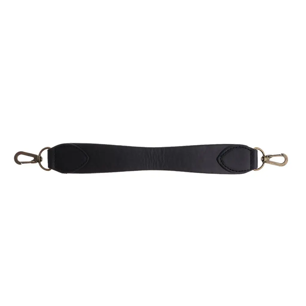 

Artificial Leather Shoulder Strap Replacement Bag Handle Repair Accessories, Long - Black,