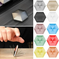 Fun Flip Fingertip Gyro Desk Pocket Toy Hexagon Square Decompression Artifact Relieve Stress Toys For Children Kids Adults